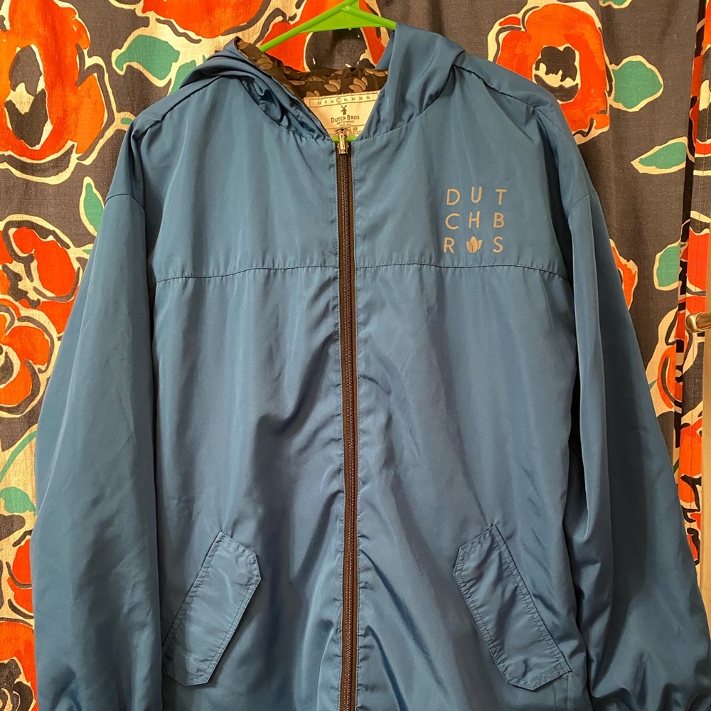 Dutch Bros Reversible Rain Jacket